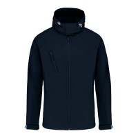 BLUSÃO SOFTSHELL C/ CAPUZ AZUL ESCURO K413